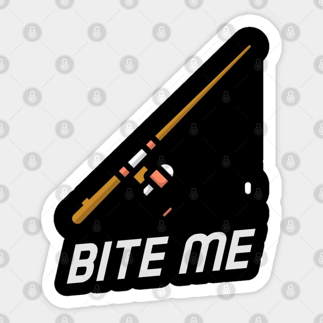 Bite me Sticker by Label7